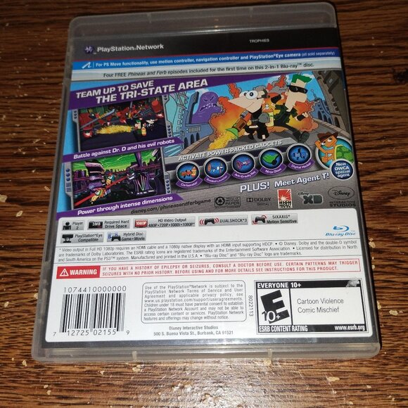 Phineas and Ferb: Across the 2nd Dimension (Sony PlayStation 3, PS3, 2011) - Picture 3 of 3